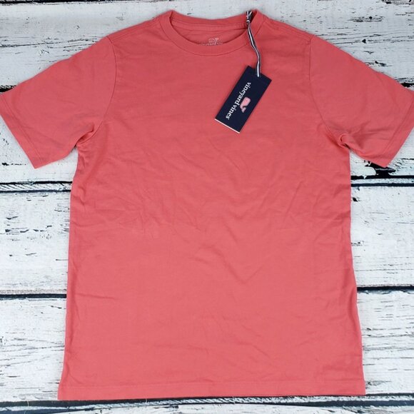 Vineyard Vines Jetty Red Short Sleeve Graphic Tee Youth Size Small (8-10) - NEW - Picture 2 of 4